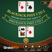 GratoWin - Blackjack en Ligne - Jeux de Table Casino